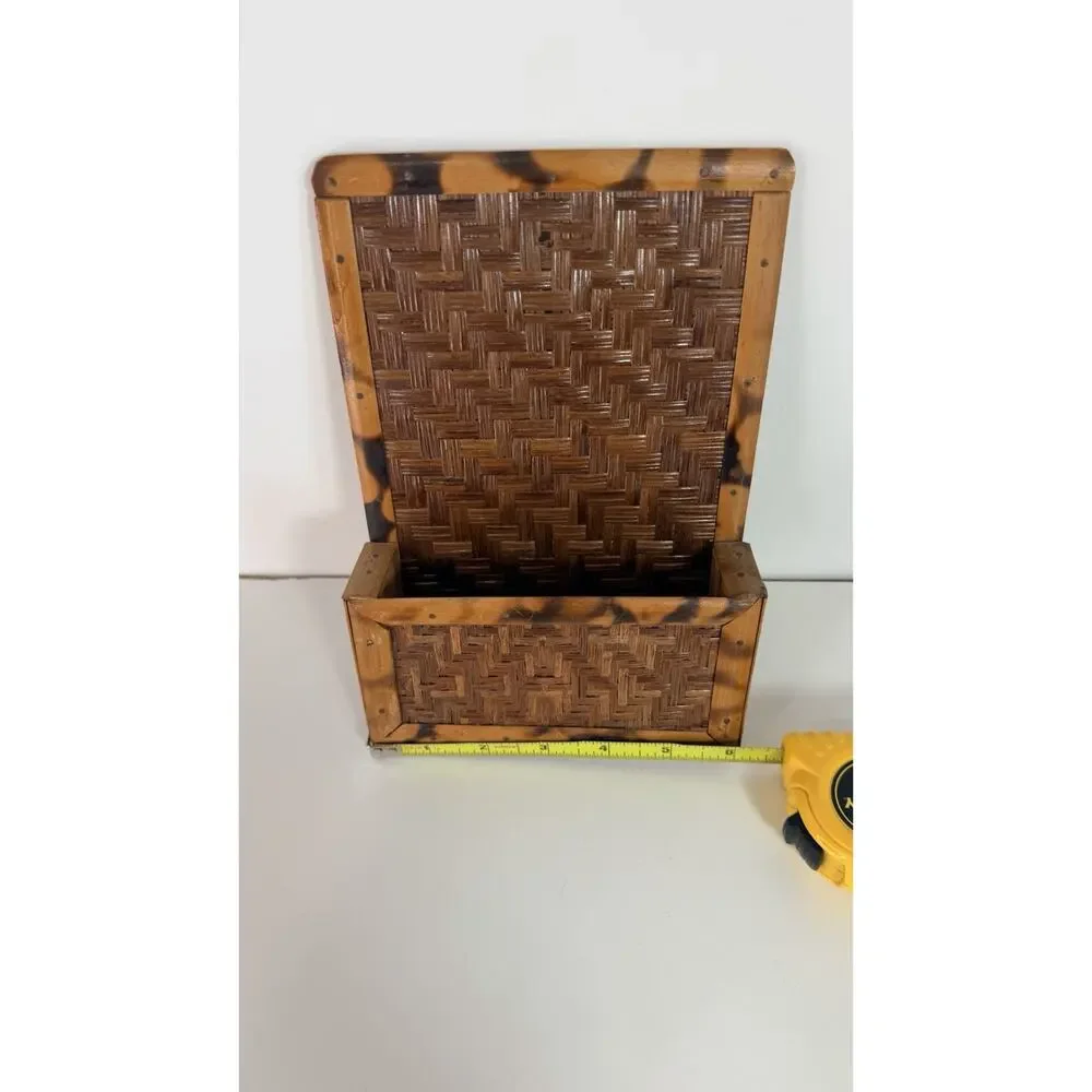 Decorative Wood Bamboo Ratton Storage